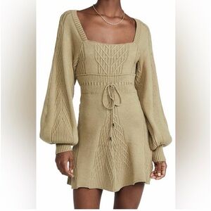 Free people emmaline long sleeve sweater dress